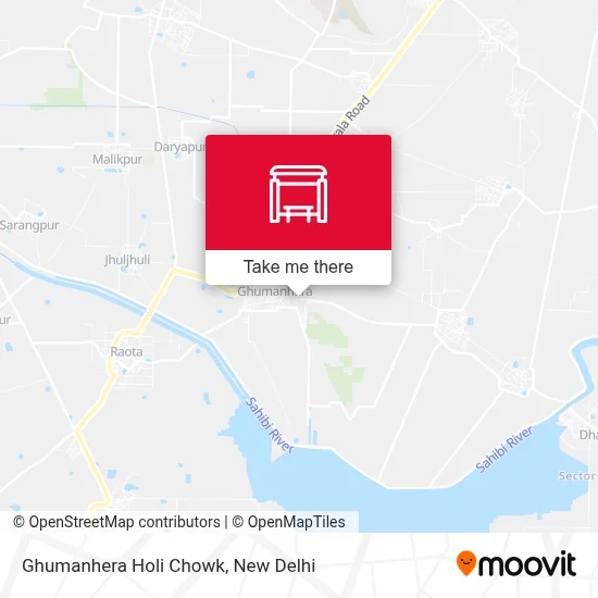 Ghumanhera Holi Chowk map