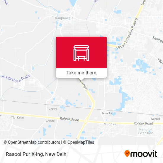 Rasool Pur X-Ing map