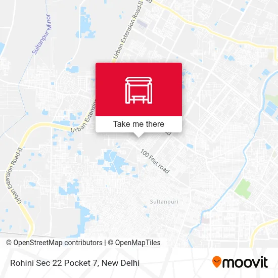Rohini Sec 22 Pocket 7 map