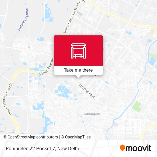 Rohini Sec 22 Pocket 7 map
