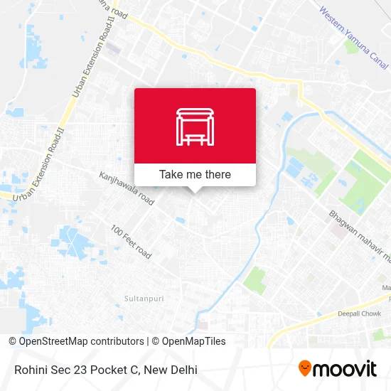 Rohini Sec 23 Pocket C map