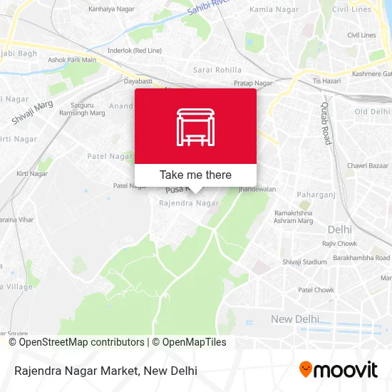 Rajendra Nagar Market map