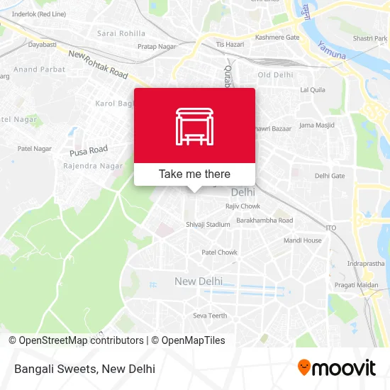 Bangali Sweets map