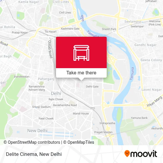 Delite Cinema map
