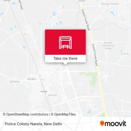 Police Colony Narela map