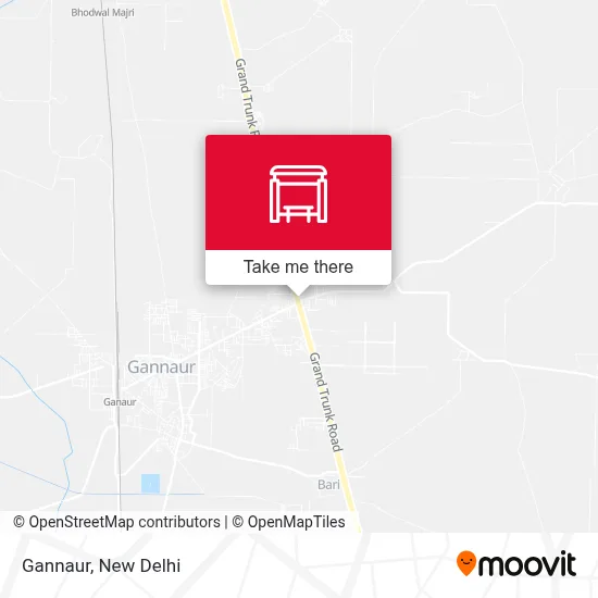 Gannaur map