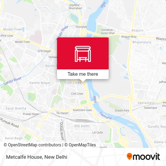 Metcalfe House map