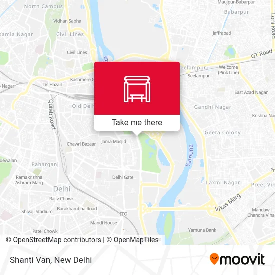 Shanti Van map