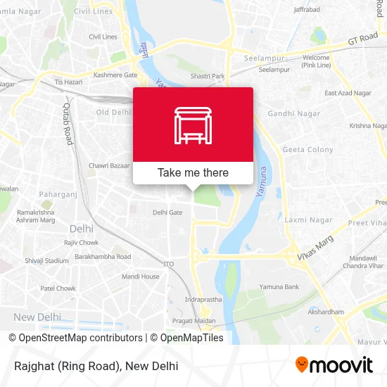 Rajghat (Ring Road) map