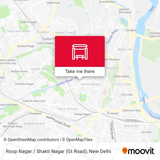 Roop Nagar / Shakti Nagar (Gt Road) map