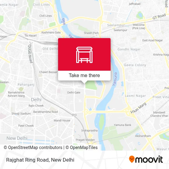 Rajghat Ring Road map