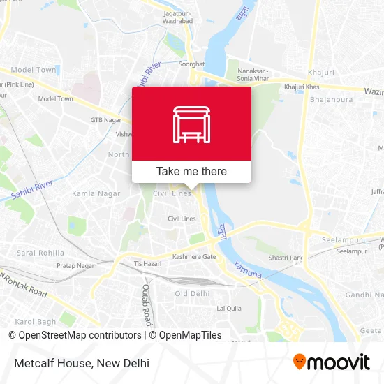 Metcalf House map