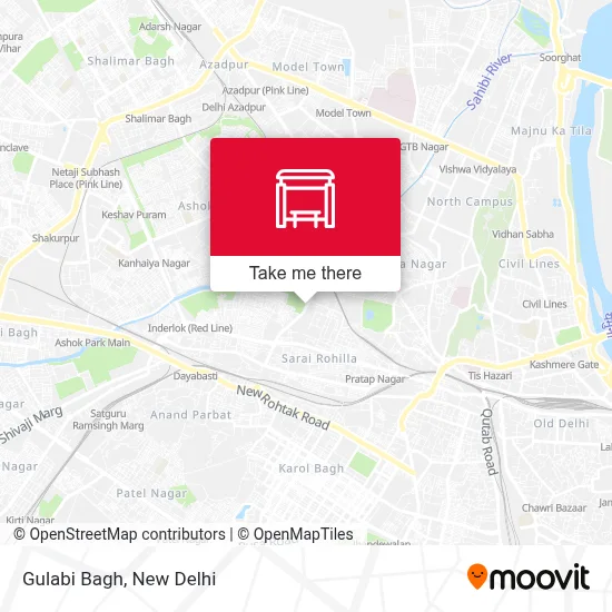 Gulabi Bagh map