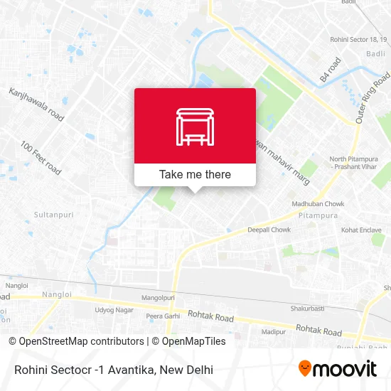 Rohini Sectocr -1 Avantika map