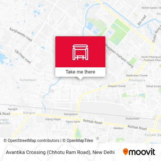 Avantika Crossing (Chhotu Ram Marg) map