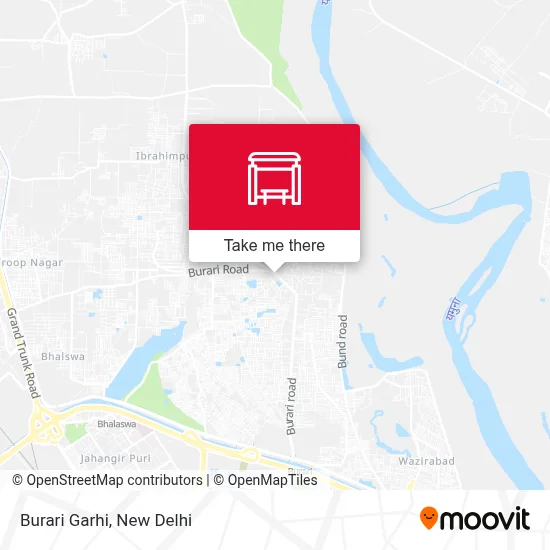 Burari Garhi map