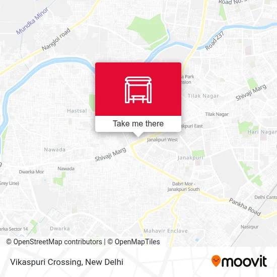 Vikaspuri Xing map