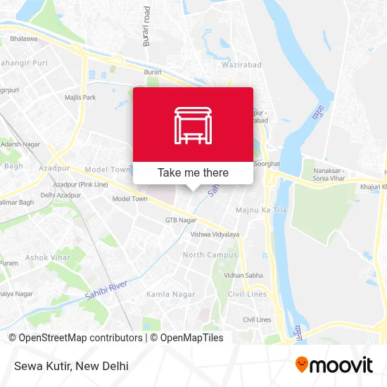 Sewa Kutir map