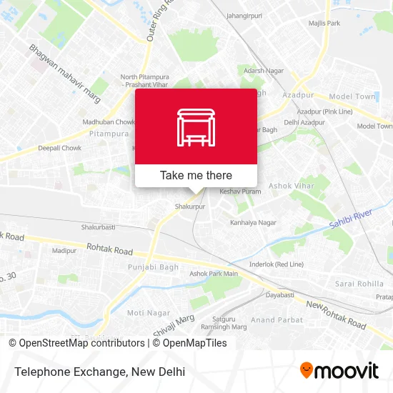 Telephone Exchange map
