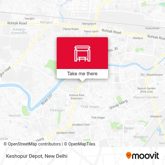 Keshopur Depot map