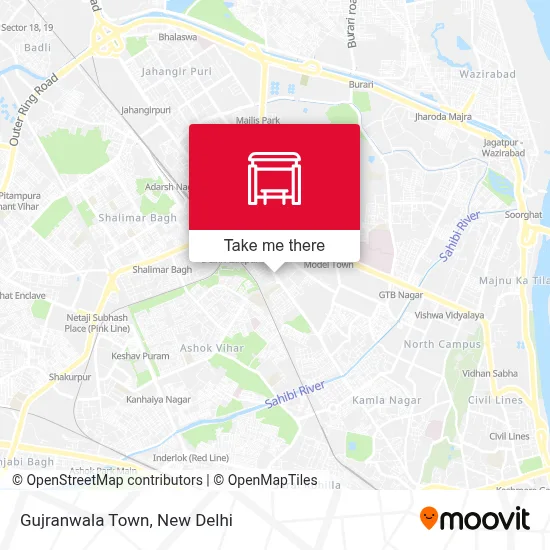 Gujranwala Town map