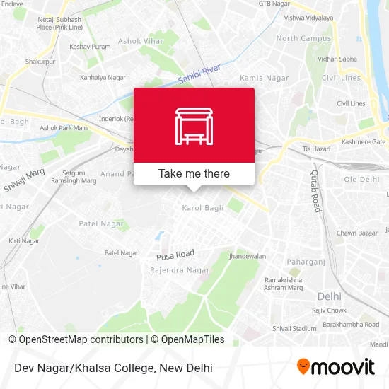 Dev Nagar / Khalsa College map