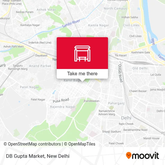 DB Gupta Market map