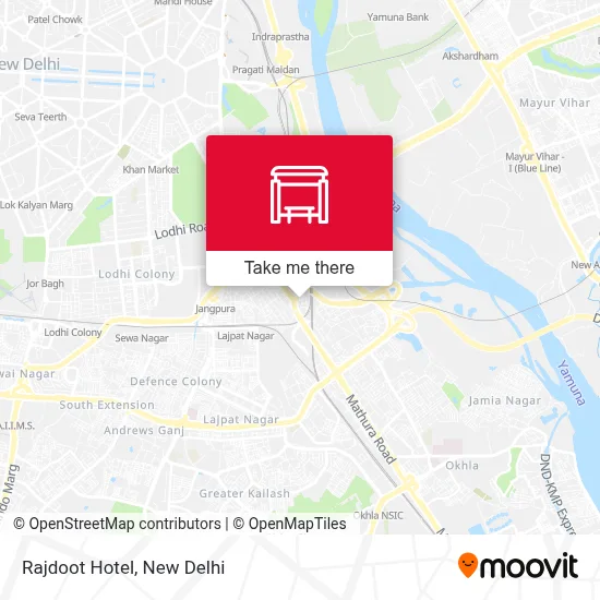 Rajdoot Hotel map