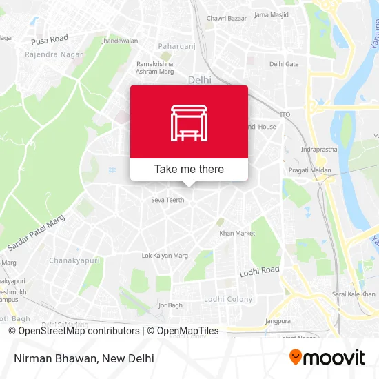 Nirman Bhawan map