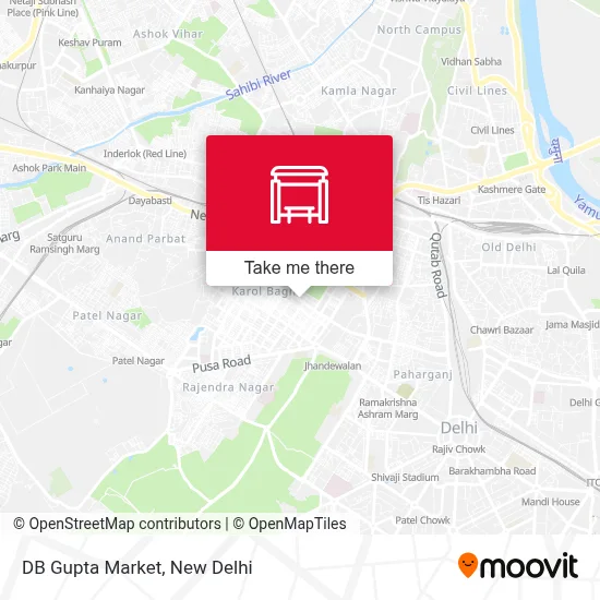 DB Gupta Market map