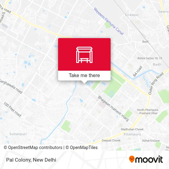 Pal Colony map
