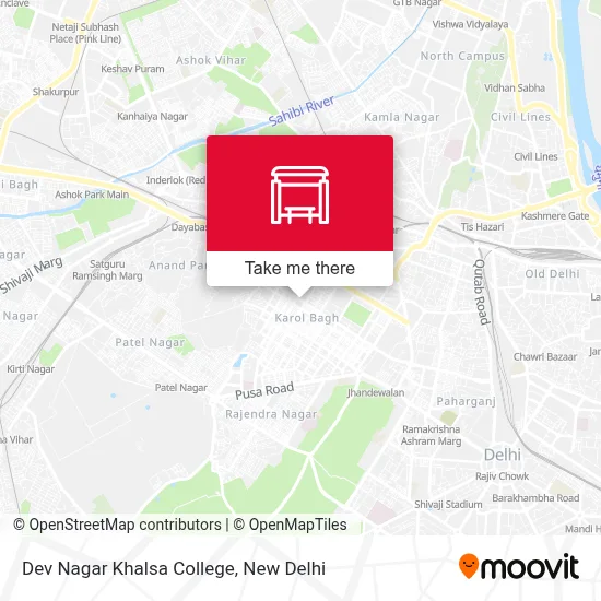 Dev Nagar Khalsa College map