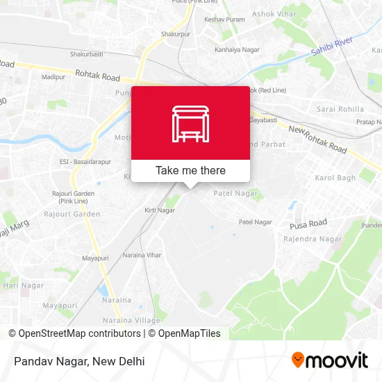 Pandav Nagar map