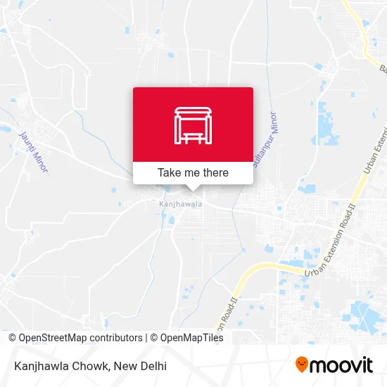 Kanjhawla Chowk map
