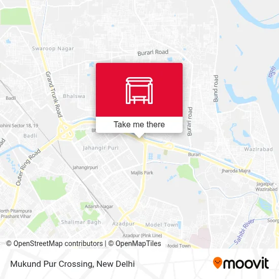 Mukund Pur Crossing map