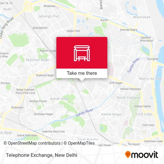 Telephone Exchange map