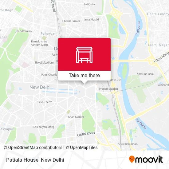 Patiala House map