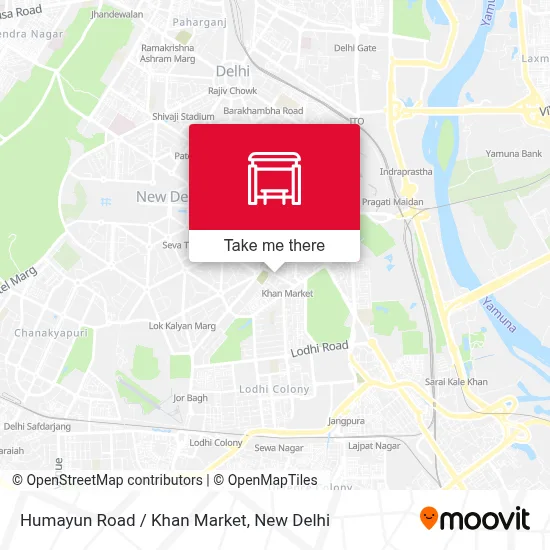 Humayun Road / Khan Market map