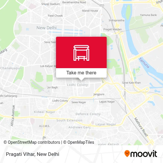 Pragati Vihar map