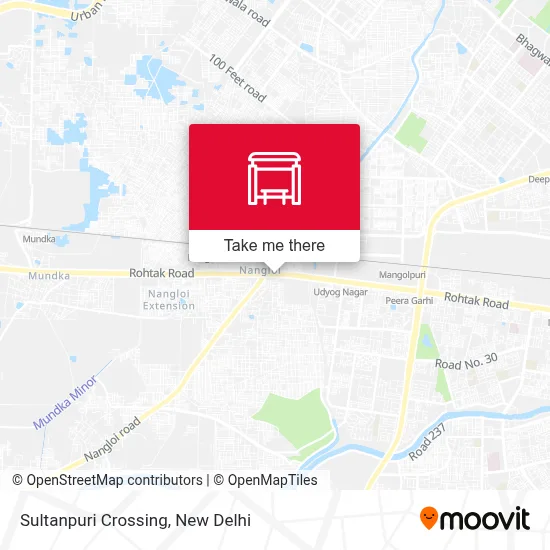 Sultanpuri Crossing map