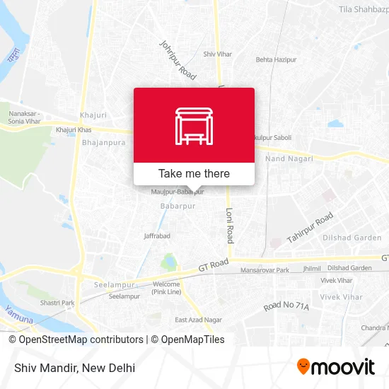 Shiv Mandir map