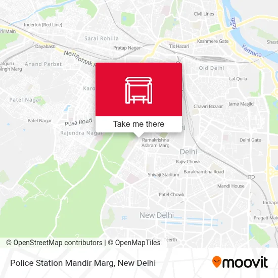 PS Mandir Marg map