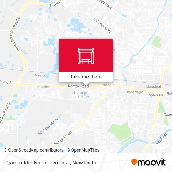 Qamruddin Nagar Terminal map