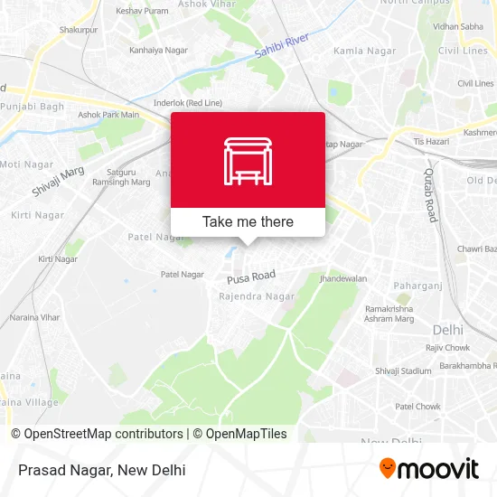 Prasad Nagar map