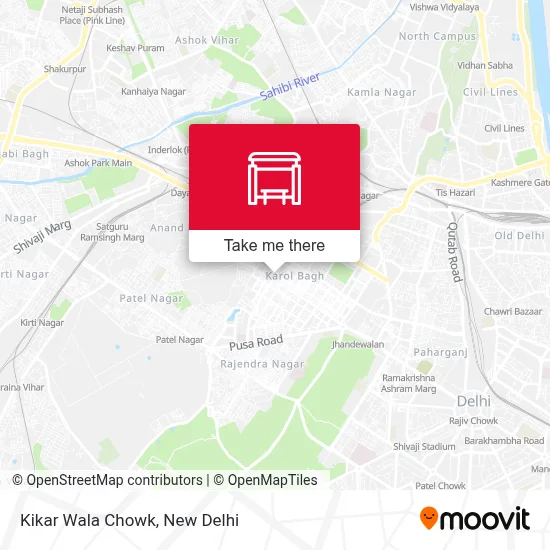 Kikar Wala Chowk map