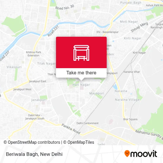 Beriwala Bagh map