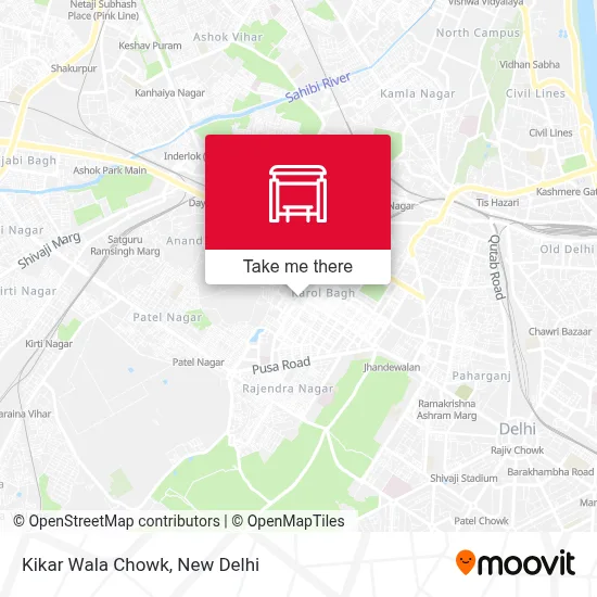 Kikar Wala Chowk map