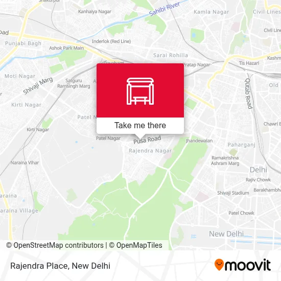 Rajendra Place map
