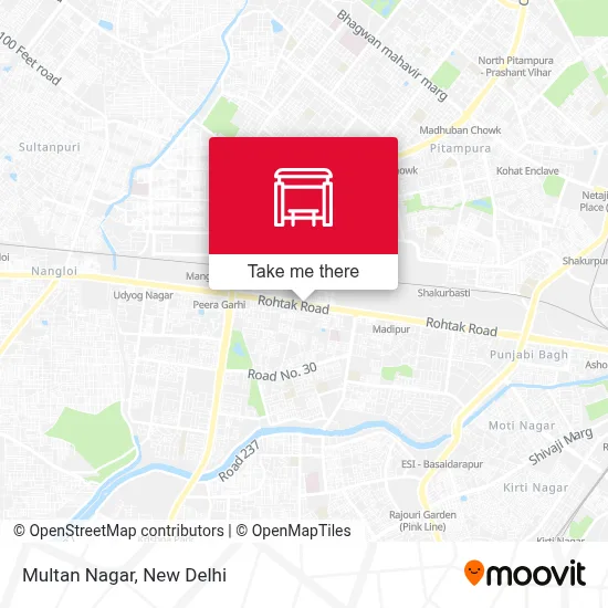 Multan Nagar map