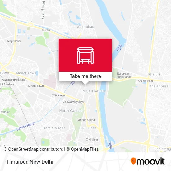 Timarpur map